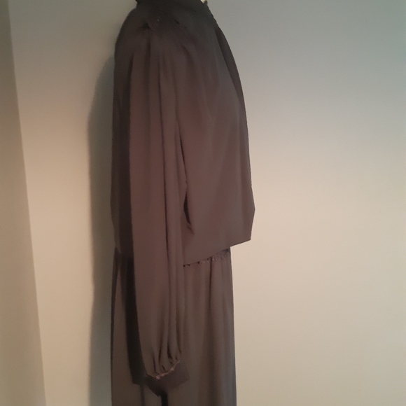 Unique long sleeves vintage dress Size L - Picture 3 of 16